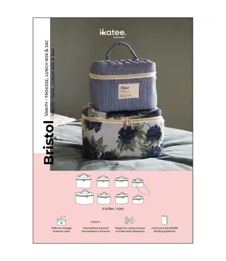Ikatee BRISTOL - lunch box toiletzak - papieren patroon