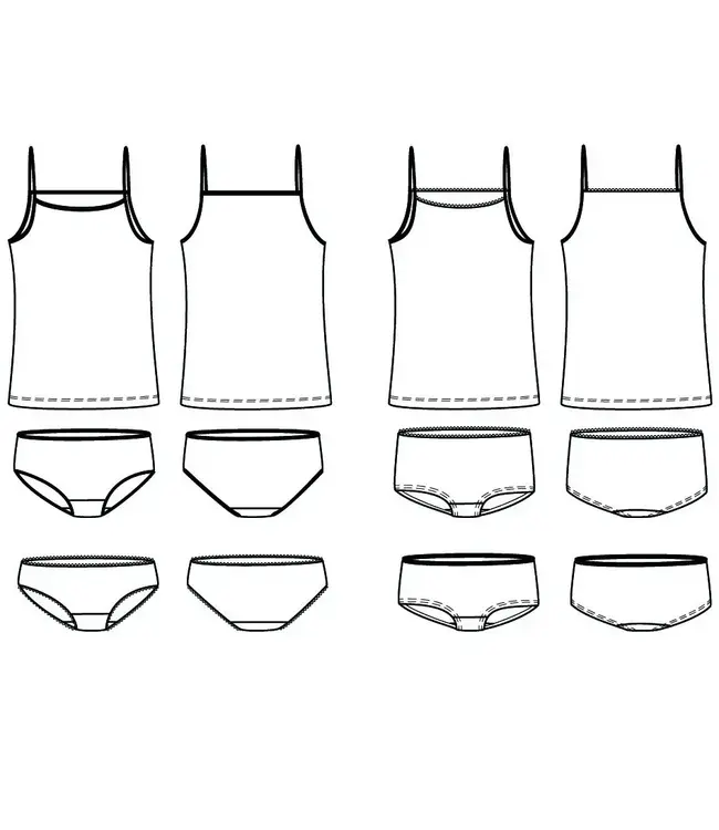 BELLE MUM - women's underwear - paper pattern
