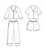 Ikatee BUDAPEST DAMES pyjama - papieren patroon