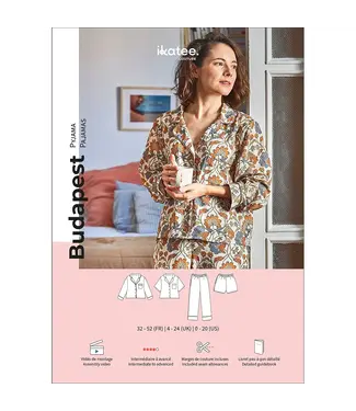 Ikatee BUDAPEST DAMES pyjama - papieren patroon