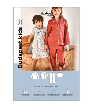 Ikatee BUDAPEST KIDS pyjama - papieren patroon