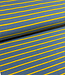 Swafing vergrijsd blauw en geel stripe Tee - tricot
