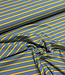 Swafing vergrijsd blauw en geel stripe Tee - tricot