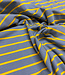 Swafing vergrijsd blauw en geel stripe Tee - tricot