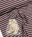 Swafing hazelnoot en creme stripe Tee - tricot