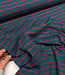 Swafing petrol en zacht rood stripe Tee - tricot