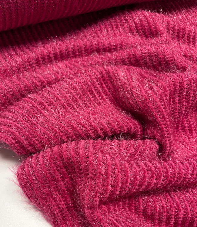 A la Ville Fuchsia - mohair touch - superzachte gebreide stof