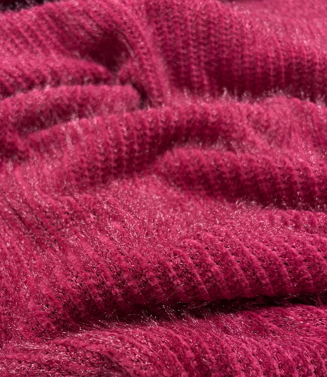 A la Ville Fuchsia - mohair touch - superzachte gebreide stof