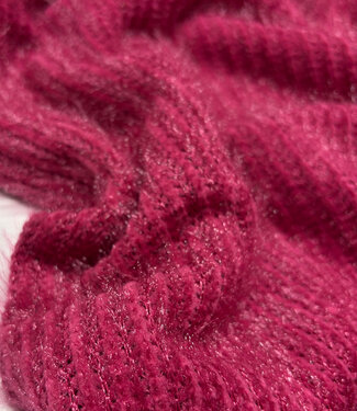 A la Ville Fuchsia - mohair touch - superzachte gebreide stof