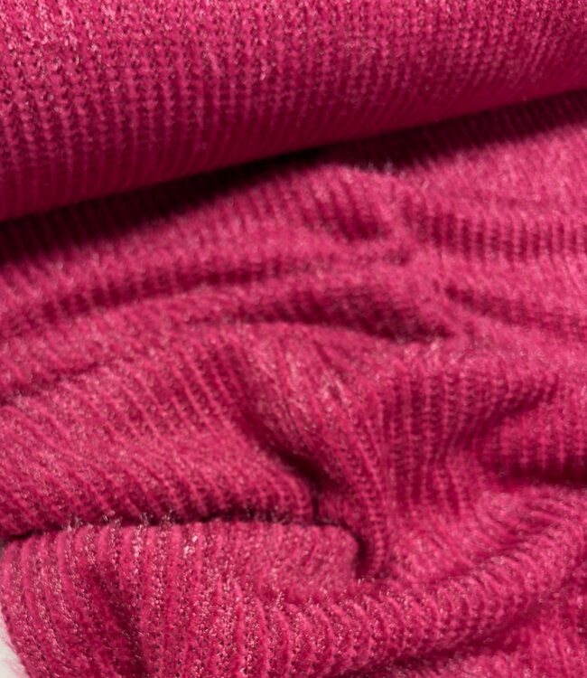 A la Ville Fuchsia - mohair touch - superzachte gebreide stof