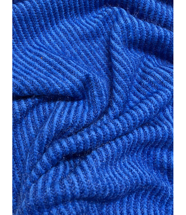 A la Ville kobaltblauw - mohair touch - superzachte gebreide stof
