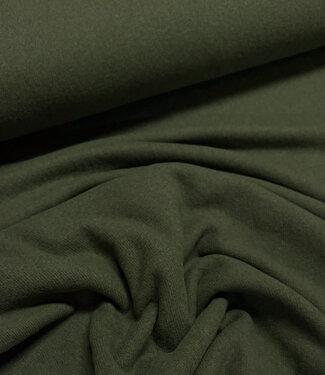 Swafing khaki- soft, shape-retaining knitted fabric