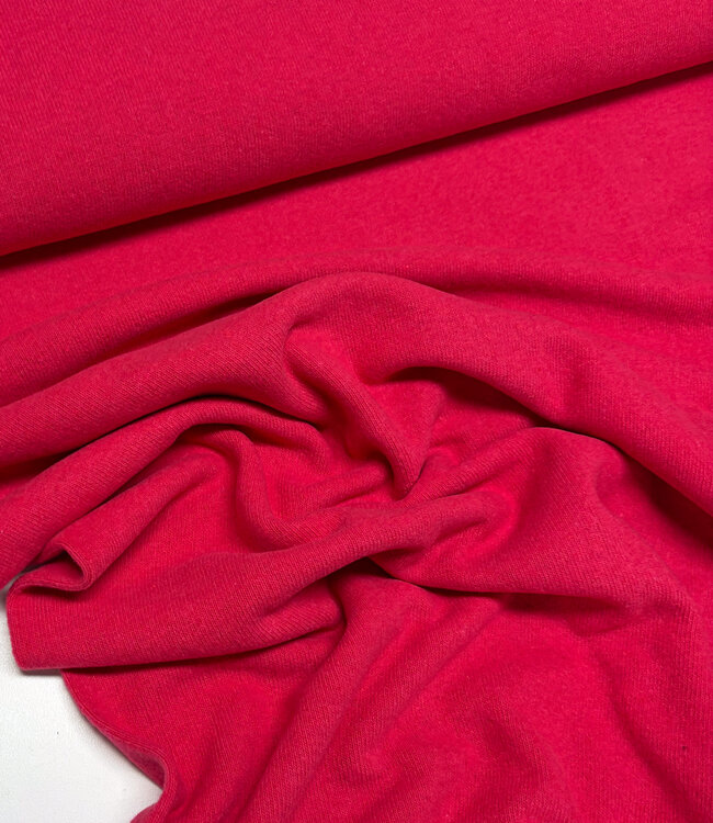 Swafing fuchsia - zachte, vormvaste gebreide stof