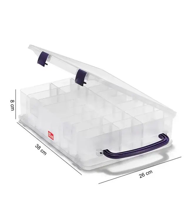 Prym Prym opbergdoos garenklosjes, 48 vakken, 38 x 26 cm