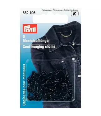 Prym Black coat hanger - 3 pieces