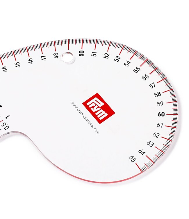 Prym Prym curveliniaal voor armsgat en hals, 16 x 52,5 cm