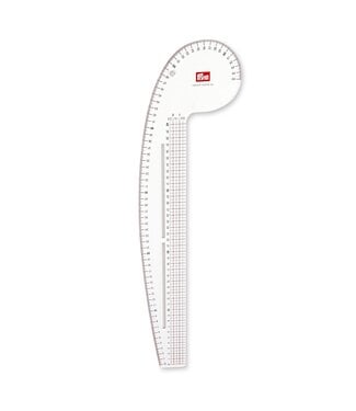 Prym Prym curveliniaal voor armsgat en hals, 16 x 52,5 cm