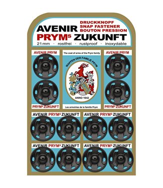 Prym aannaaidrukknopen verschillende maten en kleuren