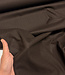 A la Ville pinestripe donkerbruin - wool touch gabardine