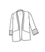 Maison Fauve La veste SABLE naaipatroon gevoerd vest, 34-52 - Engels en franse instructies