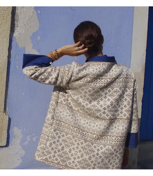Maison Fauve La veste SABLE naaipatroon gevoerd vest, 34-52 - Engels en franse instructies