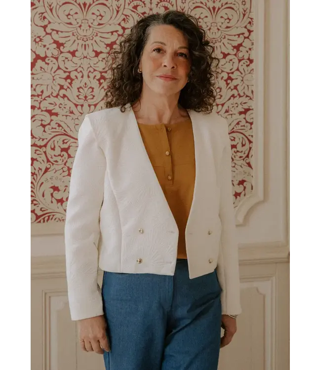 Maison Fauve Le Spencer DAMAS - naaipatroon - Engels en Franse instructies