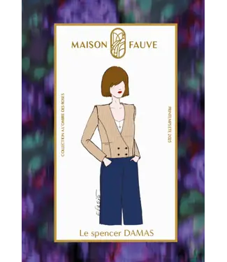 Maison Fauve Le Spencer DAMAS - naaipatroon - Engels en Franse instructies