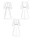Maison Fauve La Robe NOTTE - naaipatroon feestjurk, maat 34-52 - Engels en Franse instructies