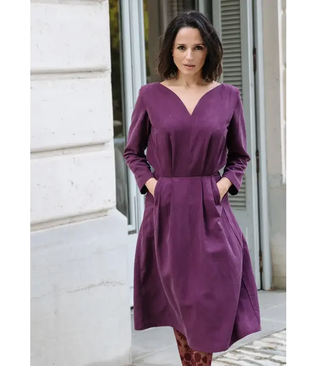 Maison Fauve La Robe NOTTE - naaipatroon feestjurk, maat 34-52 - Engels en Franse instructies