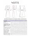 Maison Fauve La Robe NOTTE - naaipatroon feestjurk, maat 34-52 - Engels en Franse instructies