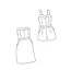 Maison Fauve La Combi KIKA - naaipatroon combishort en jurk, 34-52 - Engels en Franse instructies