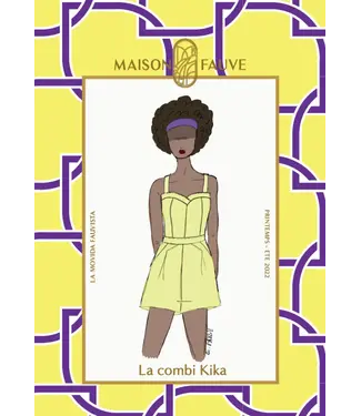 Maison Fauve La Combi KIKA - naaipatroon combishort en jurk, 34-52 - Engels en Franse instructies