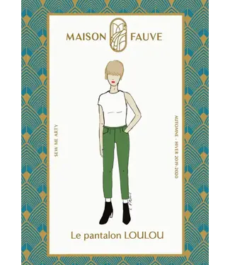 Maison Fauve Le Pantalon LOULOU - naaipatroon cigaretbroek, 34-46 - Engelse en franse instructies