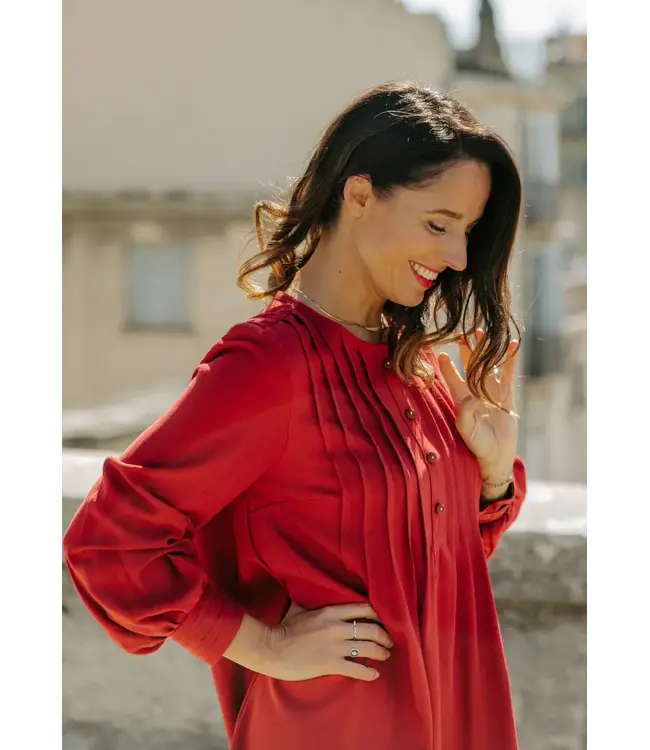 Maison Fauve La Robe / Blouse ATLAS - naaipatroon hemdjurk en blouse, 34-52 - Engelse en Franse instructies