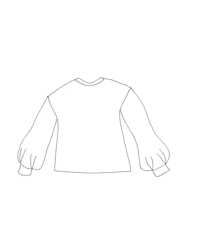 Maison Fauve LE SWEAT Granite - naaipatroon sweater, maat 34-56 - Engels en Franse instructies