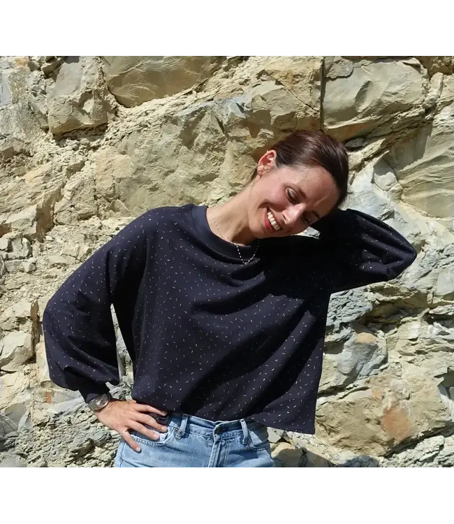 Maison Fauve LE SWEAT Granite - naaipatroon sweater, maat 34-56 - Engels en Franse instructies