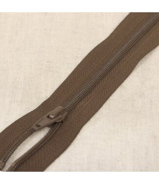 separable spiral zipper mocha 568