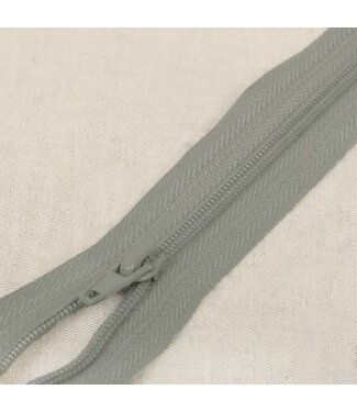 separable spiral zipper mouse grey 577