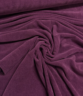 Swafing aubergine - stretchy corduroy