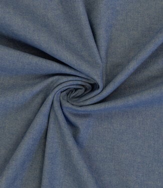 light denim blue melange - super soft flannel