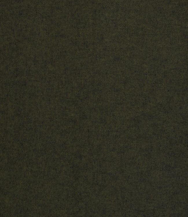 khaki groen gemeleerd - superzachte flanel