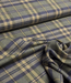 khaki blauw geruit - superzachte flanel