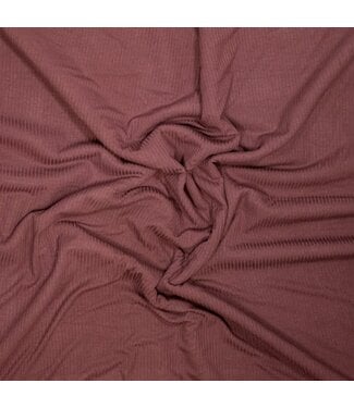 midnight plum - subtle bamboo ribbed knit