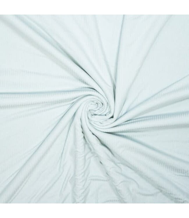 ice blue - subtle bamboo ribbed knit