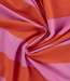 fuchsia / koraal streep - french terry