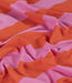 fuchsia / coral stripe - french terry