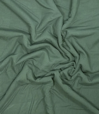 deep pine green - subtle bamboo ribbed knit