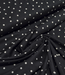 polkadots midi zwart - viscose twill met een beetje rek