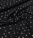 polkadots midi zwart - viscose twill met een beetje rek