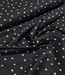 polkadots midi zwart - viscose twill met een beetje rek